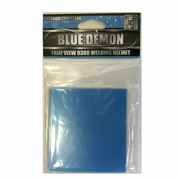 Blue Demon TRUE VIEW 9300 WELDING HOOD, INTERIOR COVER LENS, 5 PACK BDWH-TRUEVIEW-9300-IL